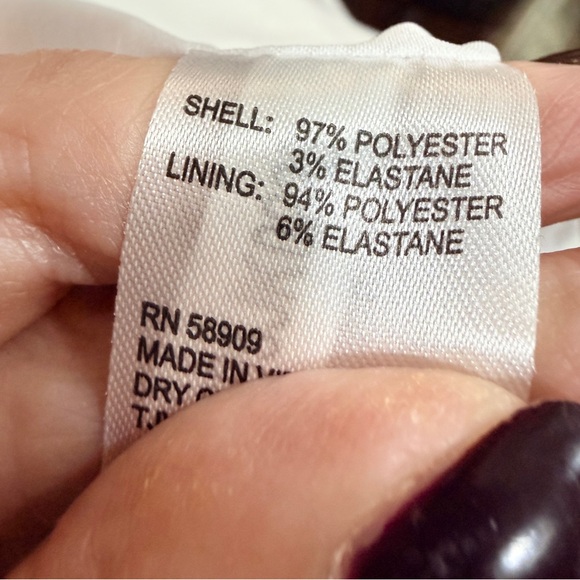 Preston & York EUC White Wrap Tie 
Front blazer. Fresh from dry cleaners 
Size 8 - Picture 7 of 11